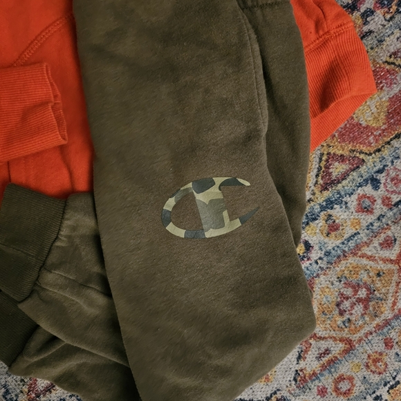 Champion Vibrant Orange Hoodie - Picture 3 of 8